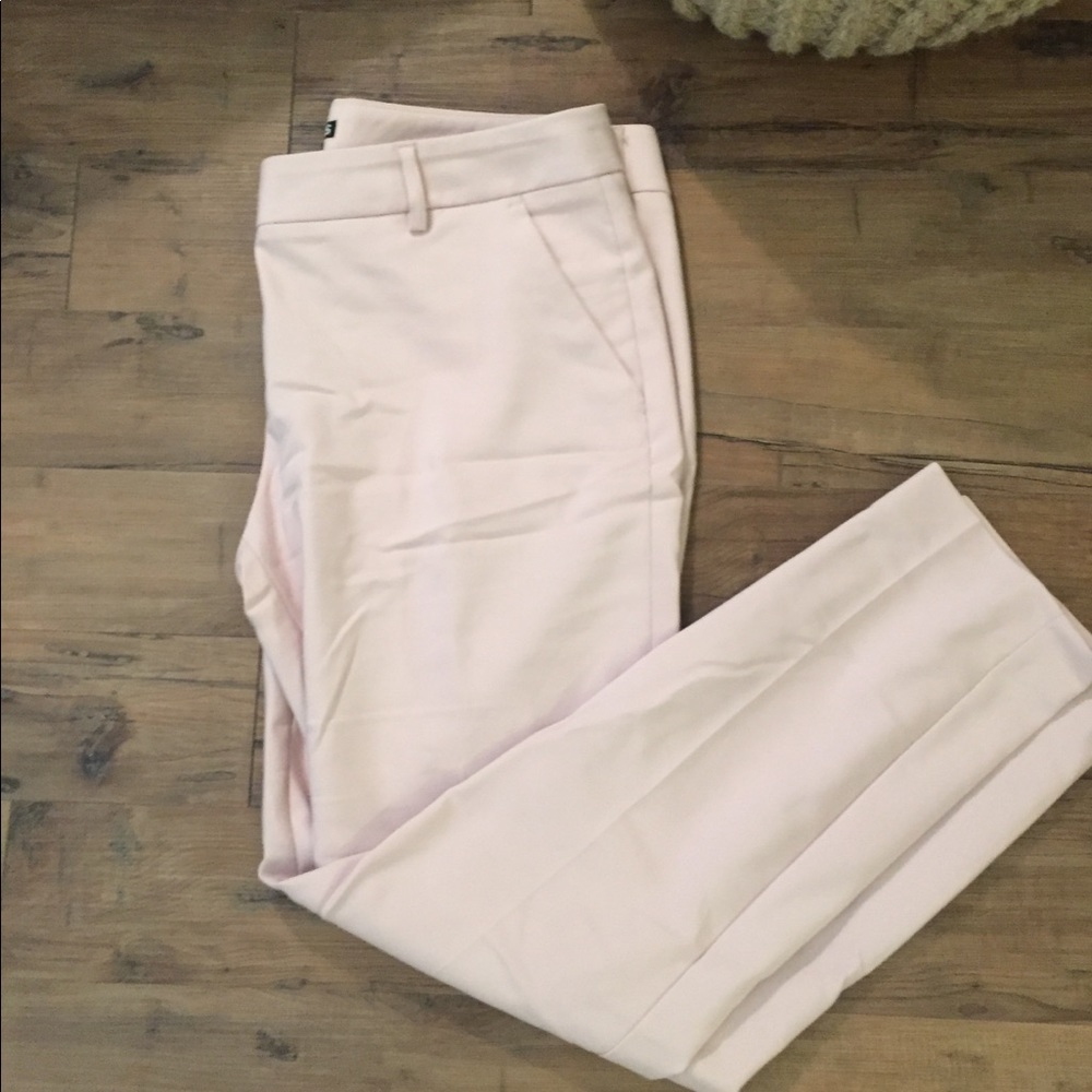 Mid Rise Ankle Columnist Pant in Vjntage Pink